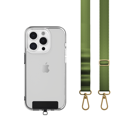 DOB SECHS Adjustable Military Green Strap with Triple Loops and Strap Card